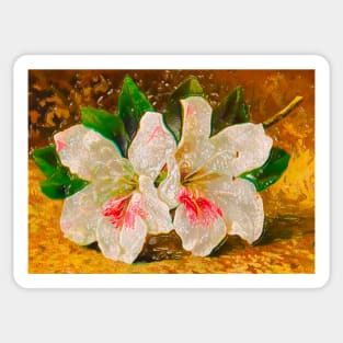 special flower azalea Sticker